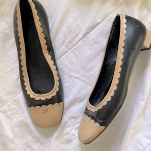 Chanel flats, some wear
